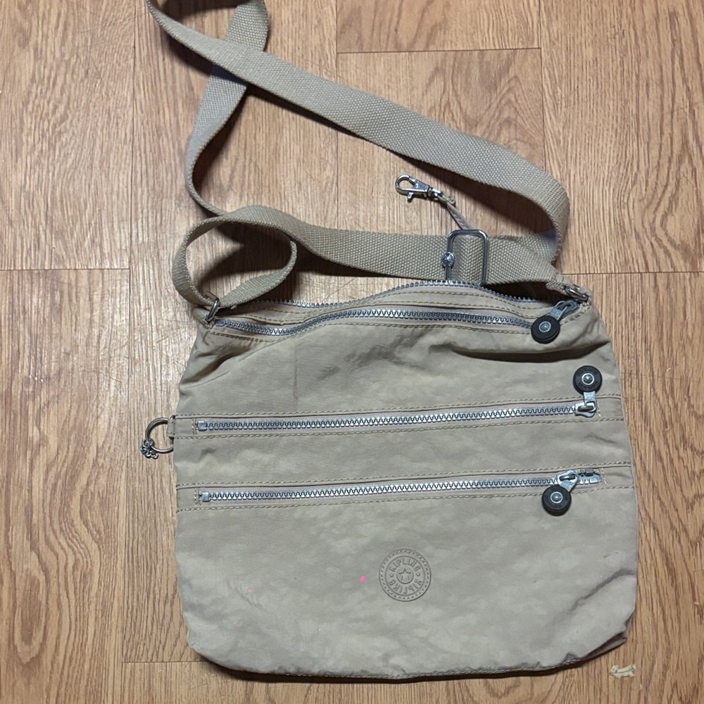 Kipling Beige Messenger Bag